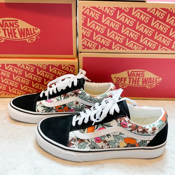 NIB Vans Old Skool Multi Tropical Skate Sneakers - Picture 6 of 10